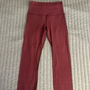 Lululemon Leggings burgundy 25 align